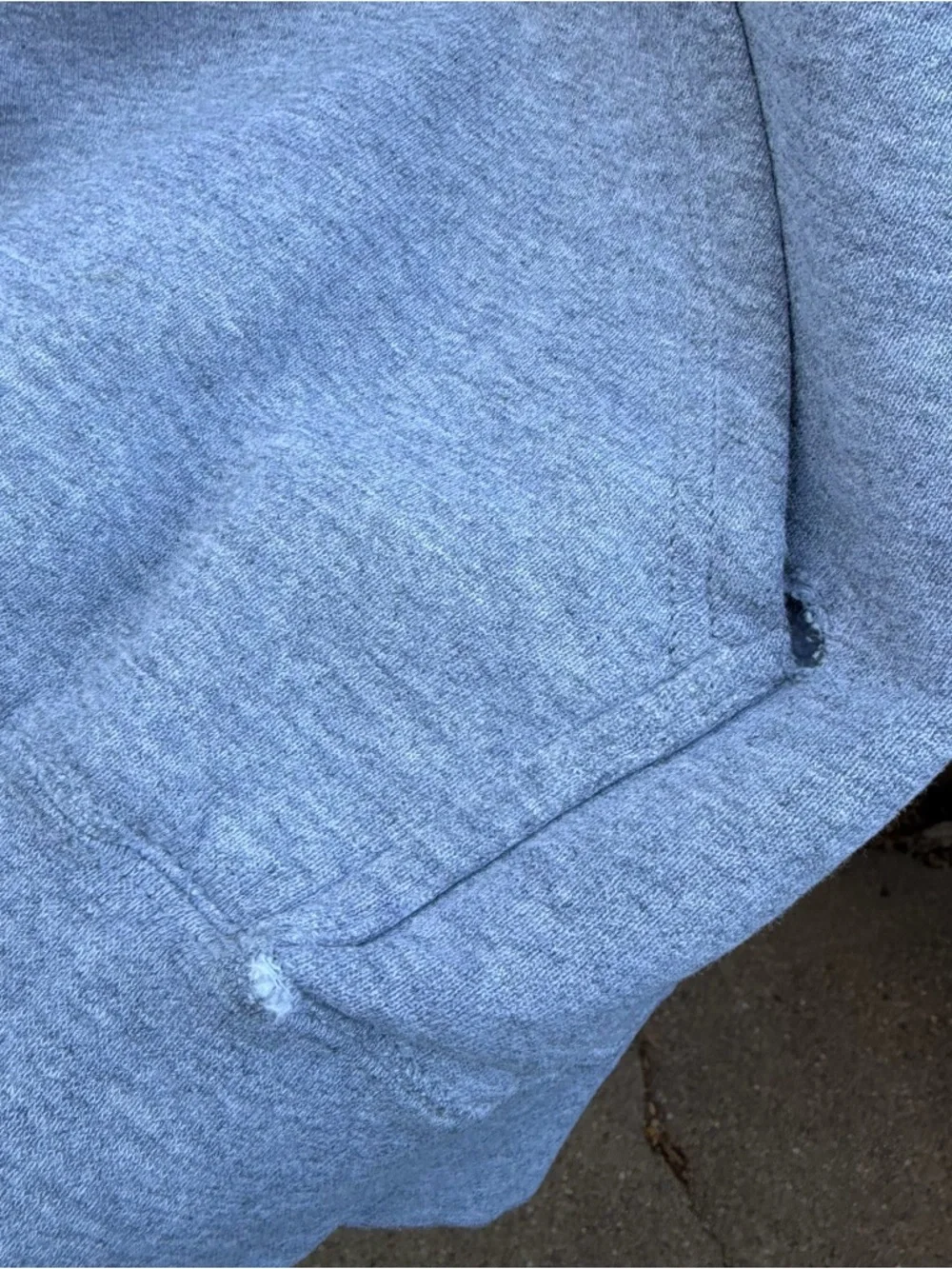 Vintage Nike Gray Center Swoosh Hoodie Size XL